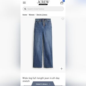 NWT Jcrew jeans, sz 30